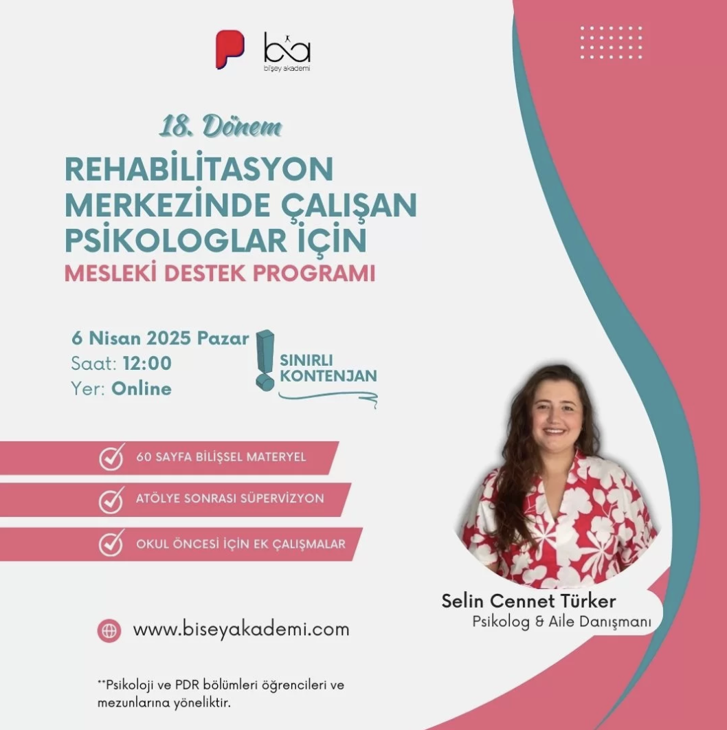 Bi'Şey Grup Danışmanlık Rehabilitasyon Uzmanlarına Yönelik Hazırlık