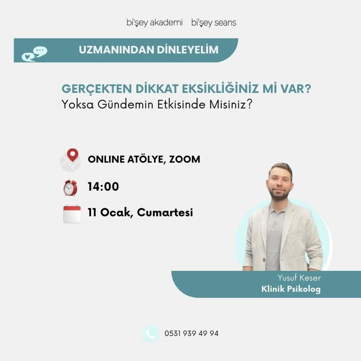 Bi'Şey Grup Ruh Sağlığı Profesyonellerine Yönelik Eğitimler